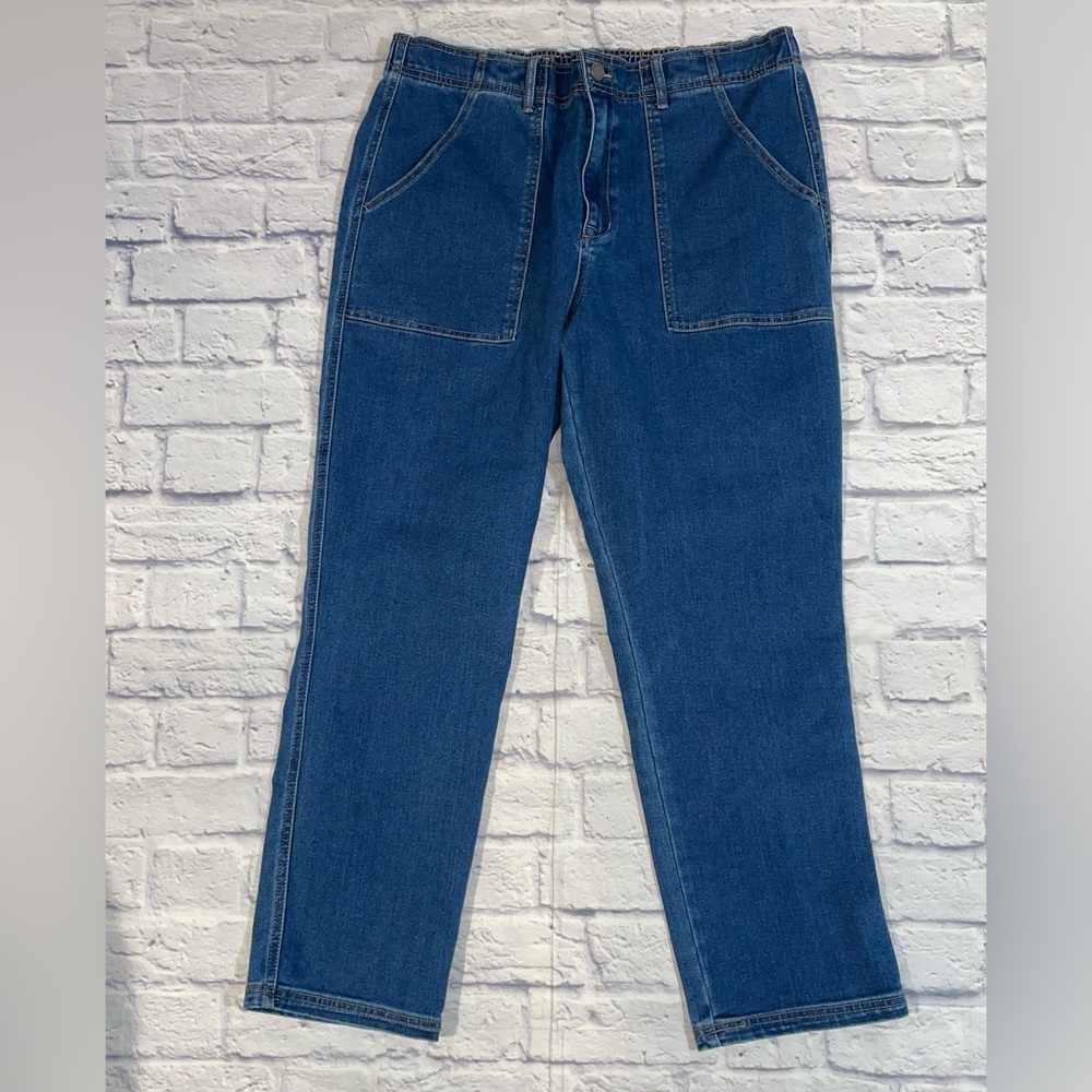 Knox Rose Blue Straight Leg Jeans